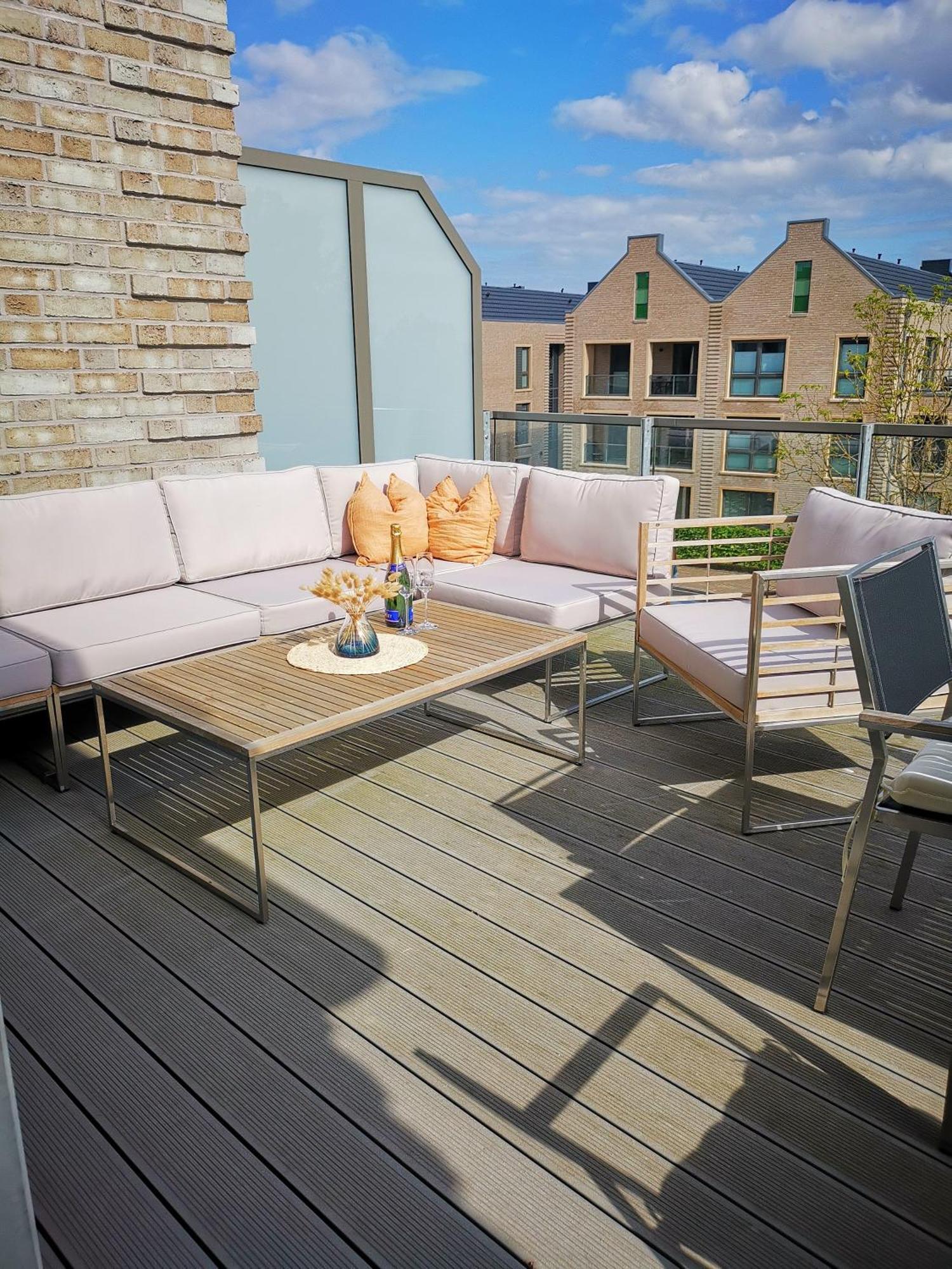 Penthouse Sonneneck , Am Alten Deich 4-6, Whg 2 25 Dangast Buitenkant foto
